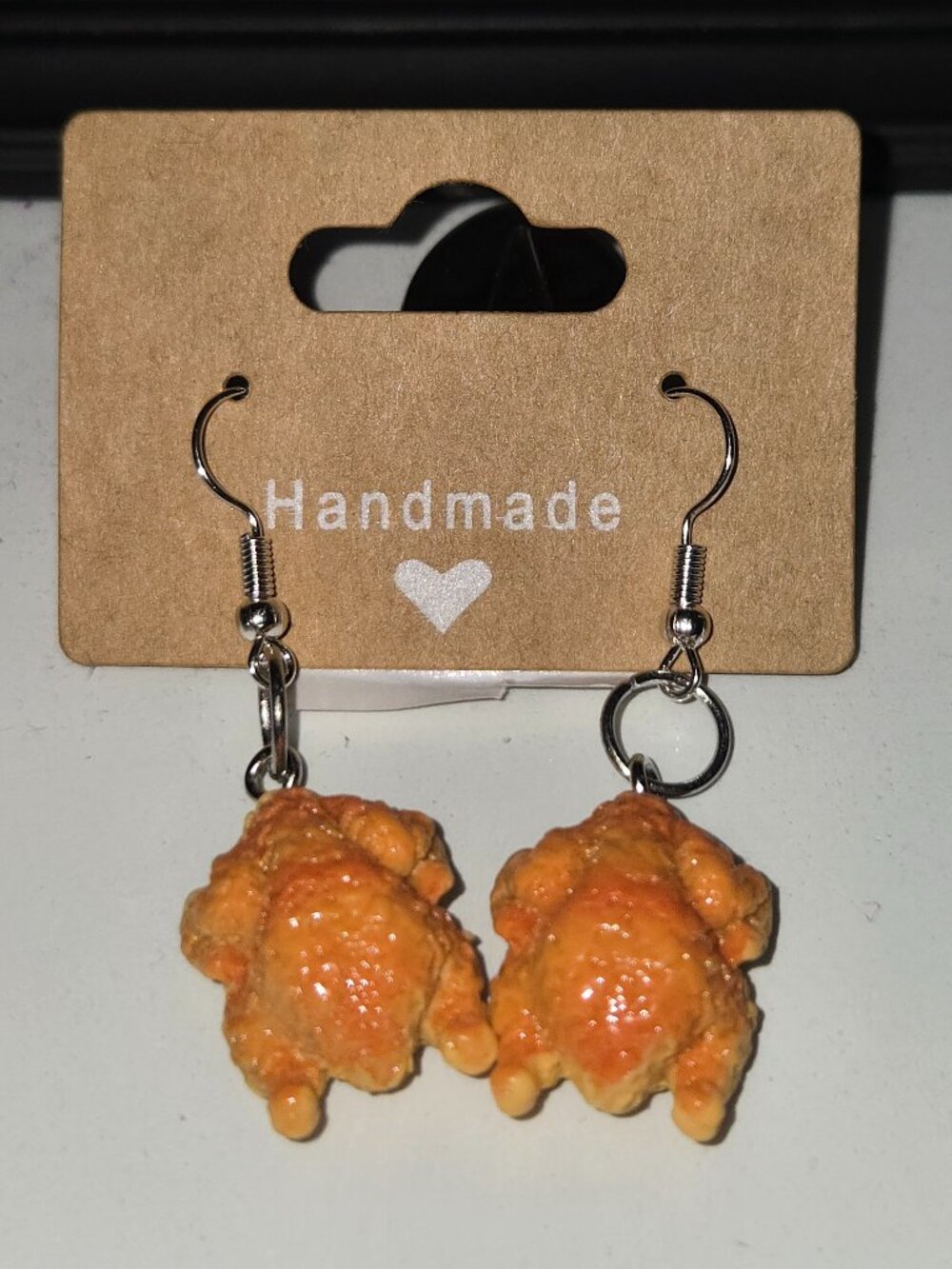 Whimsical Roasted Chicken Earrings